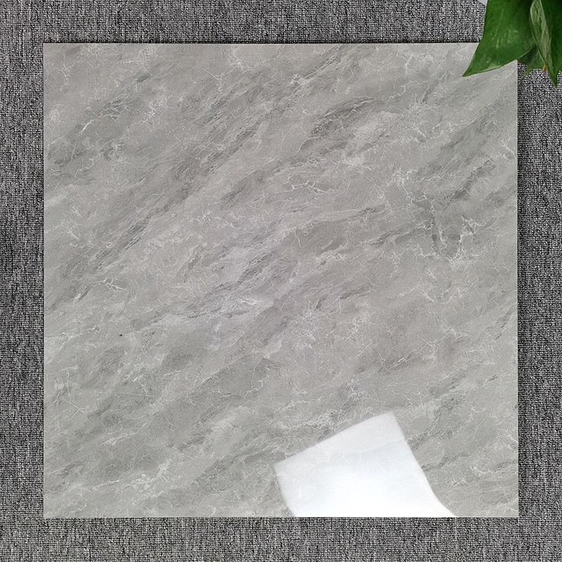Elevação de Gray Marble Polished Porcelain Tile lustrosa para a cozinha interior da sala de visitas