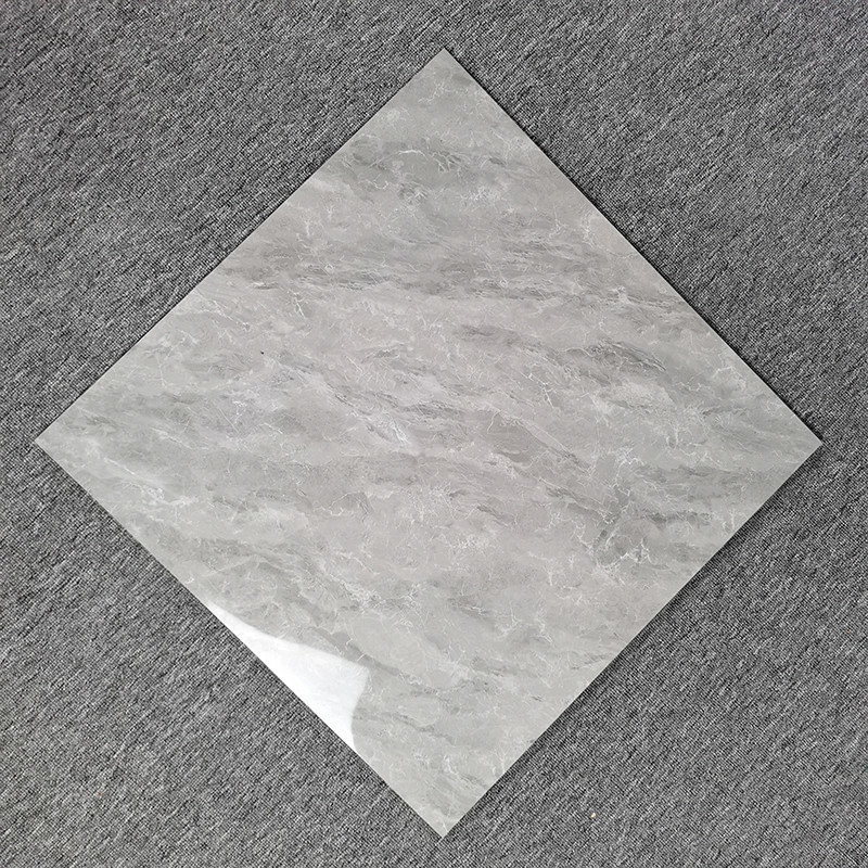 Elevação de Gray Marble Polished Porcelain Tile lustrosa para a cozinha interior da sala de visitas