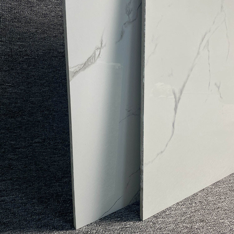 De mármore branco vitrificado telha a porcelana de pavimentação cerâmica telha 600X600 para o assoalho e a parede