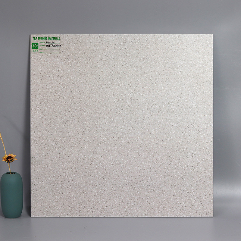telha de pavimentação rústica branca do terraço da porcelana de 60x60cm Gray Small Pots Anti Skid