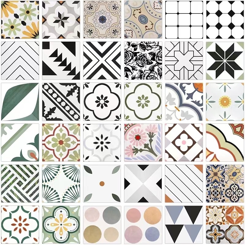 Telhas decorativas do assoalho e da parede da porcelana marroquina do banheiro da cozinha do estilo 300x300mm