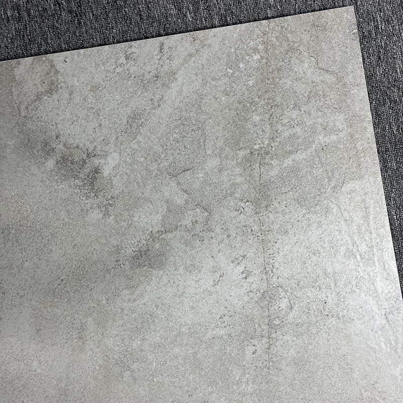 1200x600 Textured a parede telha o desgaste da sala de visitas - semi Matt Gray Wabi Sabi Rustic resistente