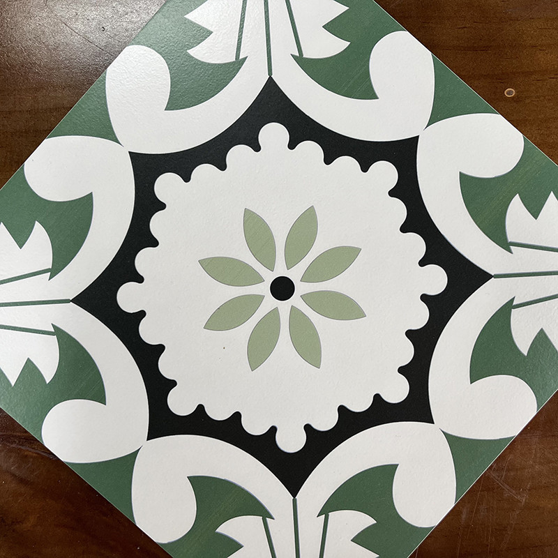 A parede da cozinha pintou a telha floral da porcelana, telhas interiores exteriores do teste padrão de flor do assoalho