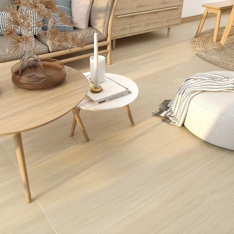 telha de assoalho rústica vitrificada cerâmica da porcelana das pranchas de 600x1200mm para a casa de campo do hotel da casa