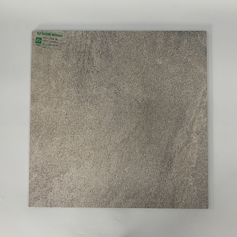 Deslizamento da telha de assoalho anti 600x600mm de Grey Rough Matt Vintage Ceramic