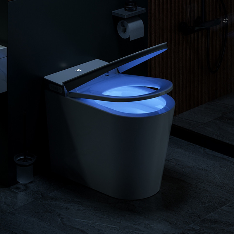 Assoalho cerâmico um bidê nivelado automático elétrico esperto inteligente do WC da bacia de toalete da parte