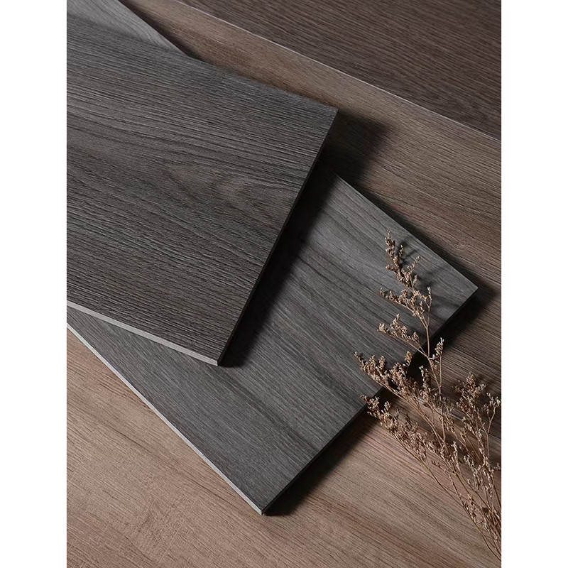 Matt Wood Grain Porcelain Tile vitrificado 200x1200mm Brown Grey Indoor Wooden Look Antique