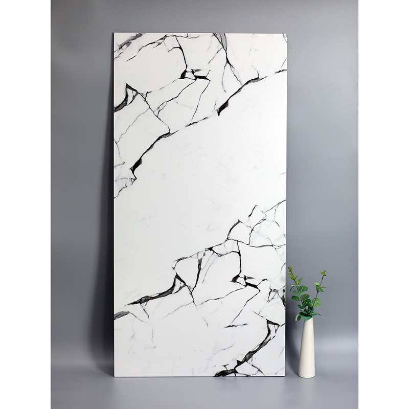 parede do banheiro da casa de 60x120cm Matt Marble Porcelain Floor Tile e telha de assoalho modernas brancas