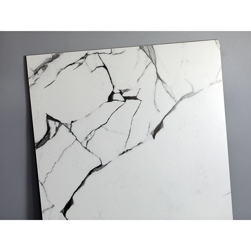 parede do banheiro da casa de 60x120cm Matt Marble Porcelain Floor Tile e telha de assoalho modernas brancas