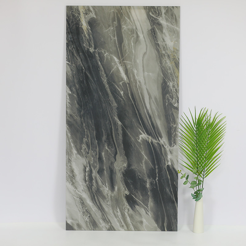 telhas do assoalho e da parede do banheiro de 600*1200mm Grey Marble Floor Tiles For