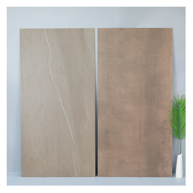 Da cor nova de Brown do estilo de Foshan telhas de assoalho interiores, telhas rústicas da parede 600x1200