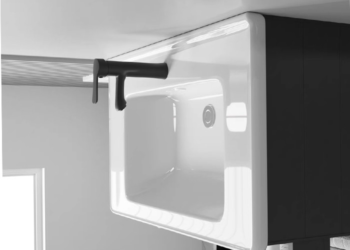 Grupo moderno de flutuação luxuoso da vaidade de Matte White Wall Mounted Bathroom do armário do espelho do fornecedor da vaidade do banheiro