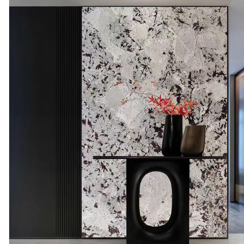 Pedra natural Emerald Green Onyx Marble Slab lustrado para a decoração da parede interior