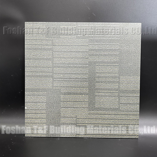 A porcelana do assoalho de tapete do apartamento do hotel telha o teste padrão antiderrapante da tira da textura cerâmica
