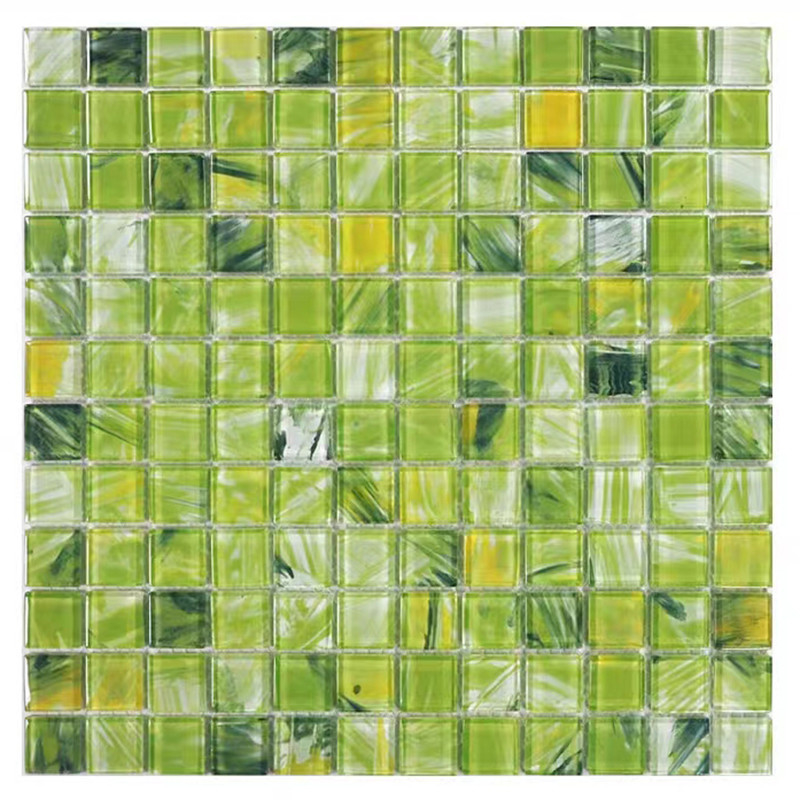 300x300mm mosaico de vidro de cristal telhas para varanda cozinha banheiro parede piscina telhas