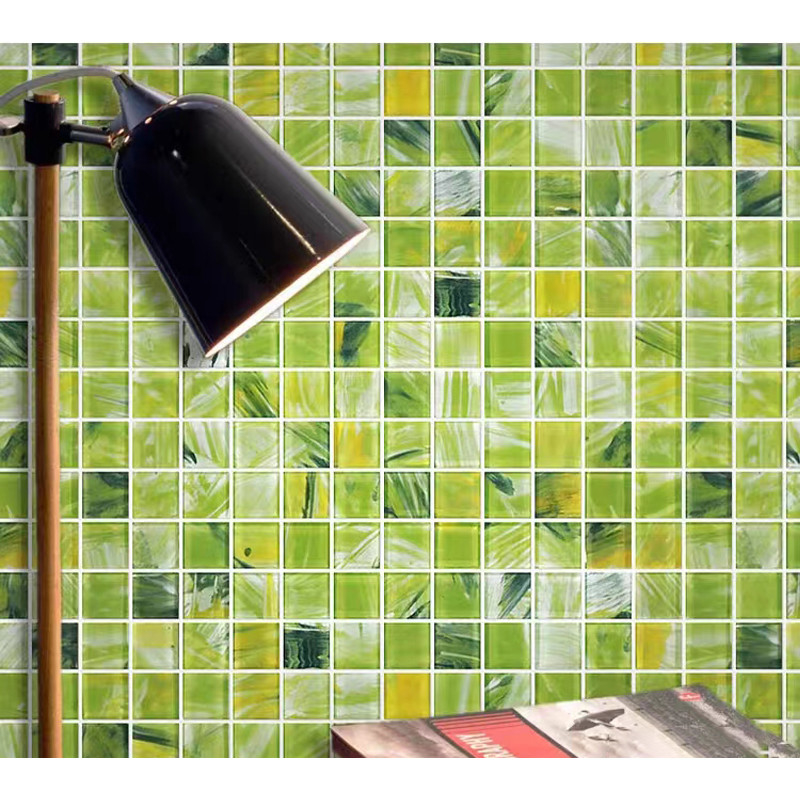 300x300mm mosaico de vidro de cristal telhas para varanda cozinha banheiro parede piscina telhas