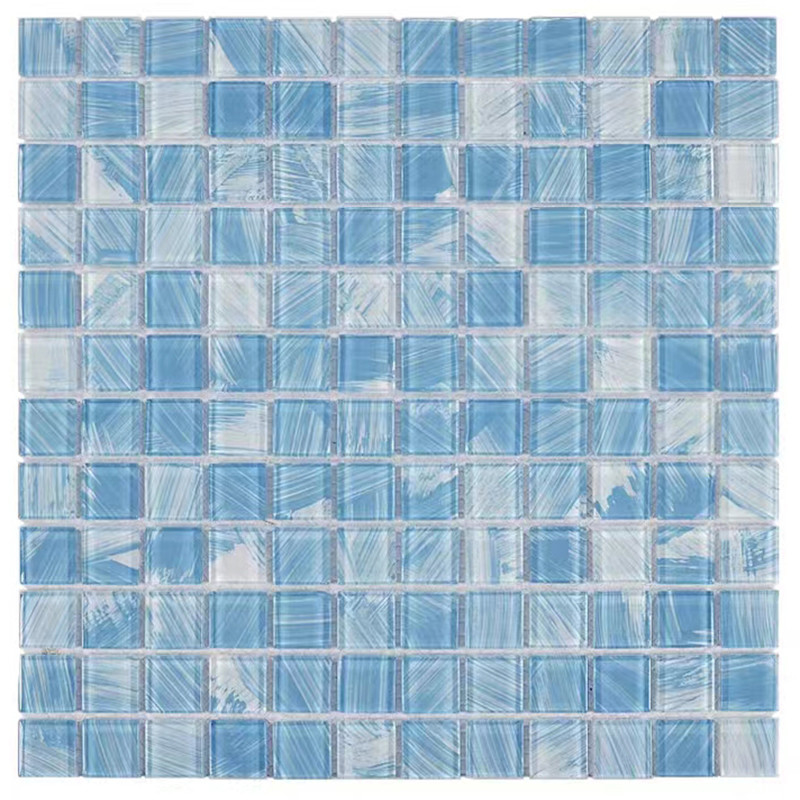 300x300mm mosaico de vidro de cristal telhas para varanda cozinha banheiro parede piscina telhas