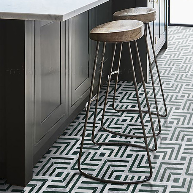 Pedra mosaico mármore antiderrapante piso telha para sala de jantar cozinha banheiro