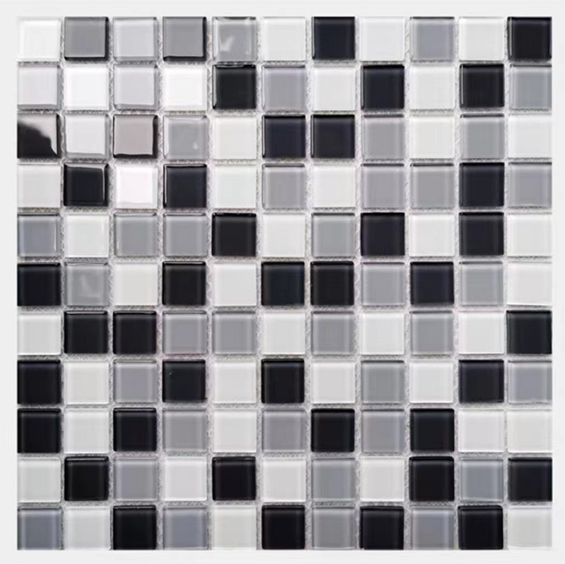 300x300mm mosaico de vidro de cristal para banheiro piscina cozinha backsplash
