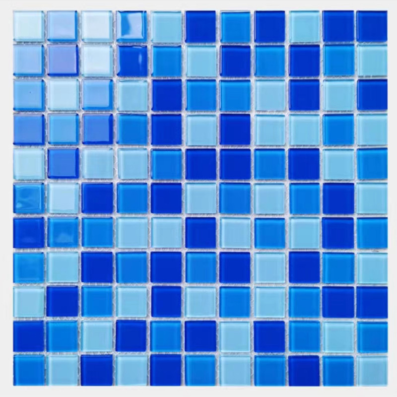 300x300mm mosaico de vidro de cristal para banheiro piscina cozinha backsplash