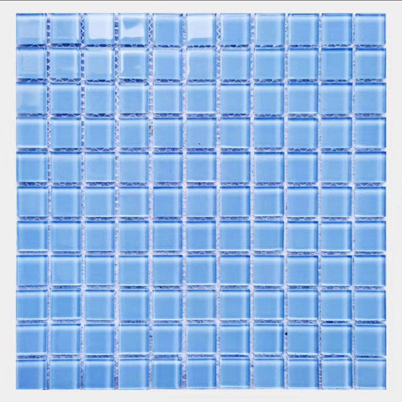 300x300mm mosaico de vidro de cristal para banheiro piscina cozinha backsplash