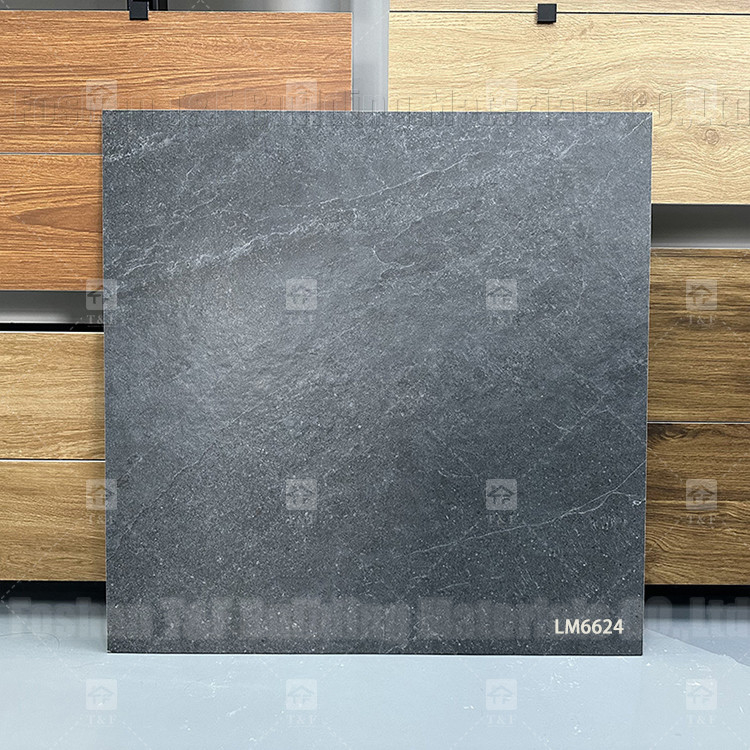 60x60mm azulejos cerâmicos de mármore cinza para piso e parede quarto azulejos de porcelana rústica
