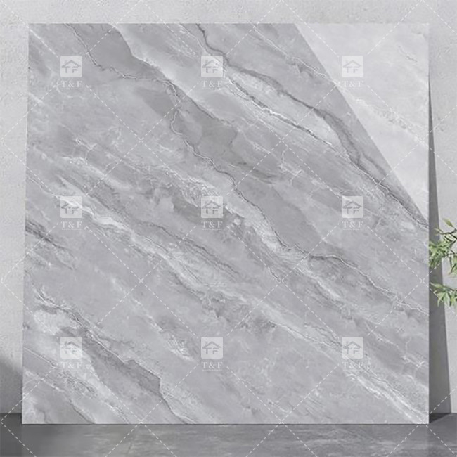 Luxo Full Body Marble High Brilhante Porcelana vidrado azulejos para sala de estar