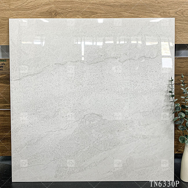 Corpo inteiro Cinza Cor Mármore Olhar Porcelana Luminosa Telhas Para Interior Piso E Parede