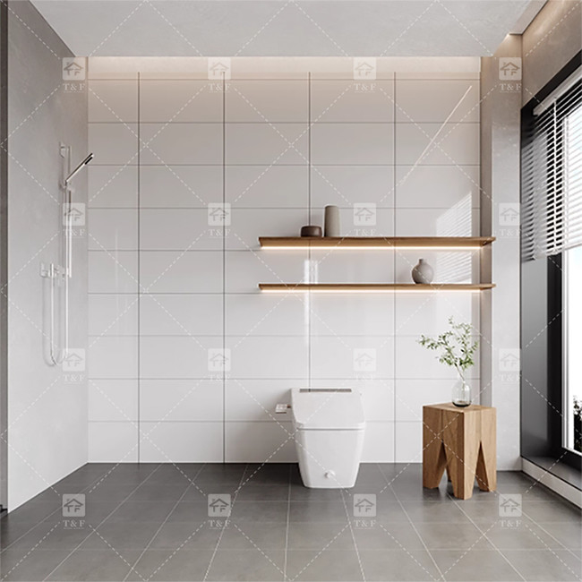 Casa Decorativa Super Porcelana Branca 300x600 Cozinha Telhas de Parede Polished superfície Telhas de Cerâmica