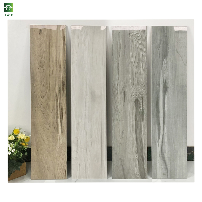 Da espessura de madeira de superfície das telhas de assoalho 10mm da porcelana do brilho decoração exterior