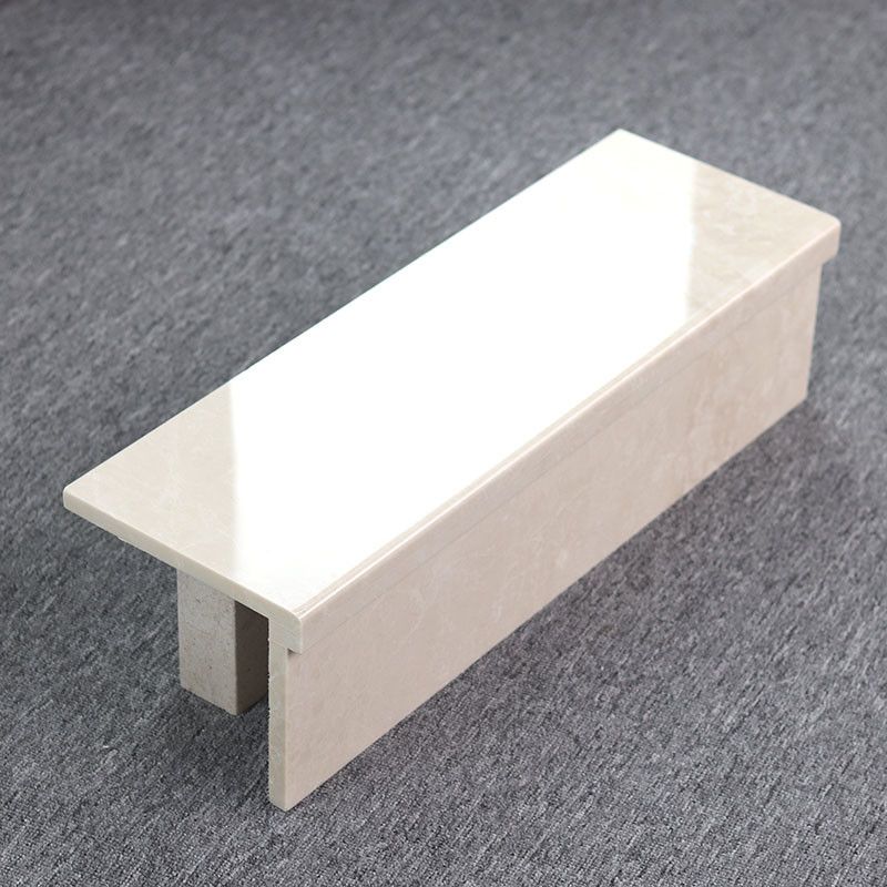 Claro - absorções de água decorativa das escadas de mármore interiores amarelas 0,5%