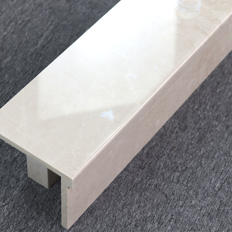 Claro - absorções de água decorativa das escadas de mármore interiores amarelas 0,5%