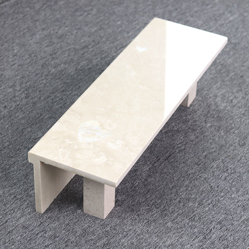 Claro - absorções de água decorativa das escadas de mármore interiores amarelas 0,5%